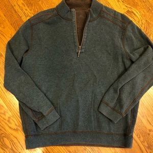 Mens Tommy Bahama Reversible Sweatshirt Sz L